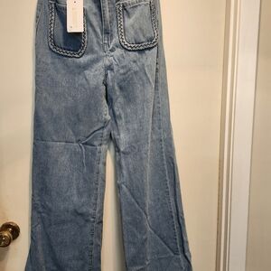 Sugarlips Denim Flare Jeans in Light Blue